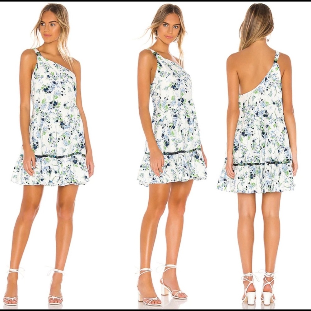 Free People One Shoulder Floral Dress